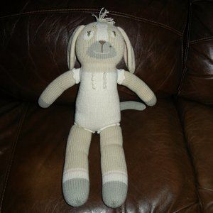 Bla Bla Pearl The Dog Cream Brown Knit Stuffed animal Plush 18"